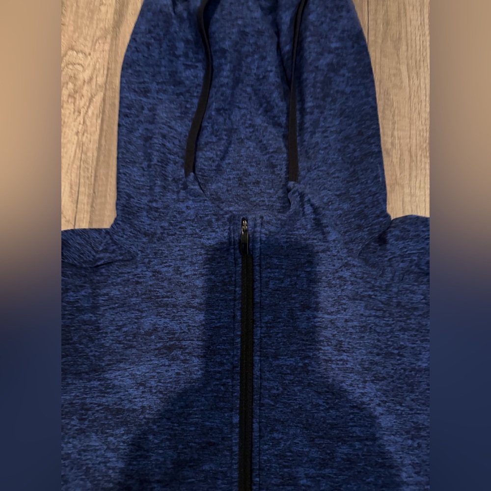 LULULEMON Men’s Large Surge Warm Full
Zip Jacket Hoodie Navy Blue - Picture 2 of 8